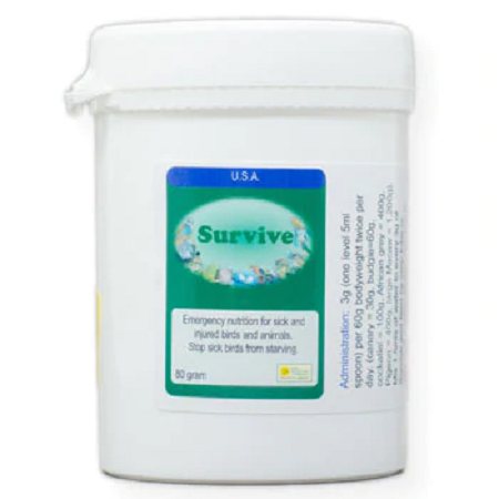 Bird Care Co Survive 80g - Nutritional Support for sick birds, to keep them from starving - Glamorous Gouldians