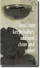 Thick Felt Nesting Pads - Canary Breeding Supplies - Nesting Materials