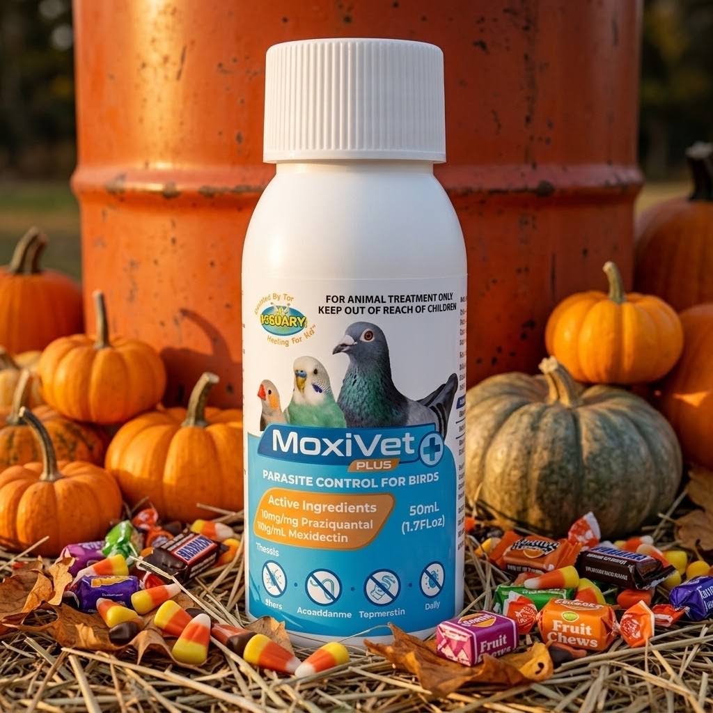 Moxivet - 50ml - Vetafarm Products - air sac mite treatment - wormer - parasitic - Glamorous Gouldians