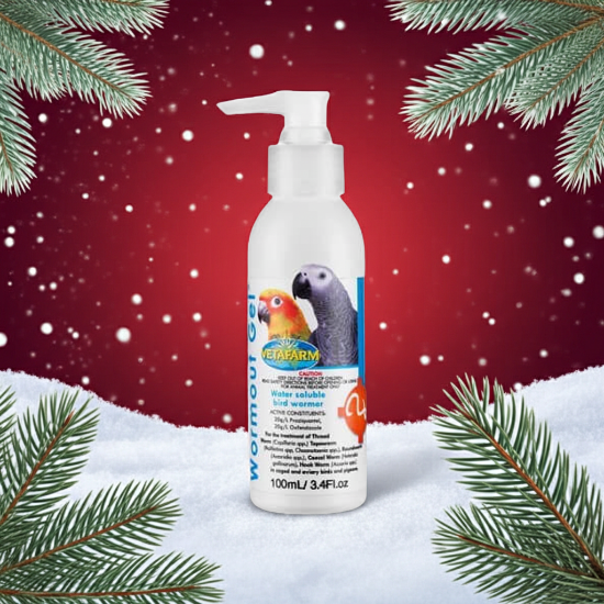 Vetafarm Worm Out Gel - Parasitic wormer - lady gouldian finch supplies - Avian medications - 100ml bottle