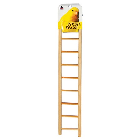 Prevue Pet 9 rung pine Ladder-Helpful with handicap or baby birds-Cage Accessory-Glamorous Gouldians