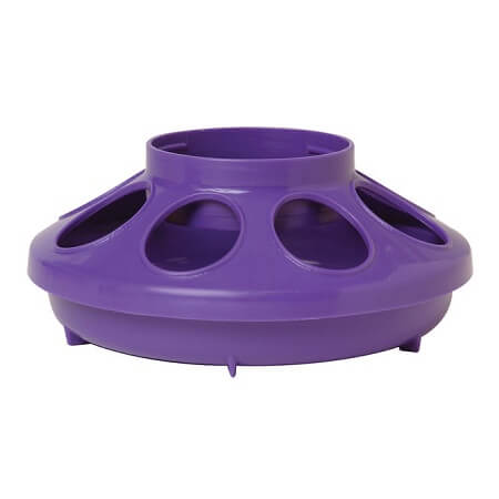1 Quart Plastic Feeder Base - Little Giant - Cage Accessory - Bird Supplies