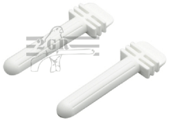 2gr art 85 - Plastic Perch 2" long, 1/2" Diameter- Great for finches and canaries-Cage Accessory-Glamorous Gouldians