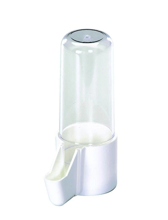 2GR art18 Short Siphon - Clear/White Water Tube - Finch and Canary Cage Accessory - Glamorous Gouldians