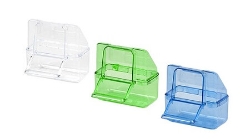 2gr art24 Plastic Canary Feeder - Fits most spring loaded door Canary Cages - Canary Cage Accessory