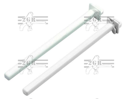 2gr art 81 - Plastic Perch 7" long, 1/2" Diameter- Great for finches and canaries-Cage Accessory-Glamorous Gouldians