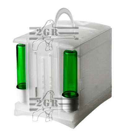 2gr art220 - Plastic transport cage, 1 bird - Travel Cage - Bird Cages - Lady Gouldian Finch Supplies USA