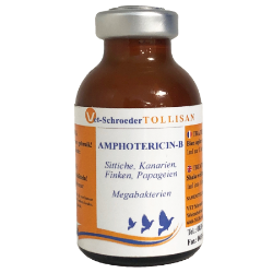 Vet-Schroeder Tollisan - Amphotercin B - Antifungal - Megabac Treatment for caged birds - Glamorous Gouldians