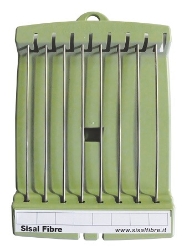 Sisalfibre P-AN - Plastic Band Organizer with metal rods for bands - Available in Green or Tan - Breeding Accessory 