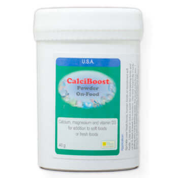 Bird Care Co Powder Calciboost ON FOOD 40g- Calcium supplement for birds - Lady Gouldian Finch Supplies USA