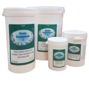  Birdcare Company Daily Essentials 1 - Water soluble avian multivitamins