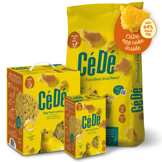 Cede Premium Eggfood for Yellow Canaries, great softfood for breeding Canaries, nestling food, Canary Breeding Supplies