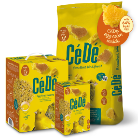 Cede Canary Premium Eggfood - 1KG - Yellow Canary Egg Food - Canary Breeding Supplies 