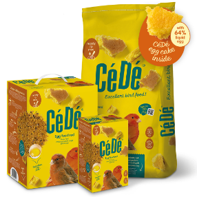 Cede Premium Red Eggfood - 1KG - Dry egg food for Red Factor Birds - Canary Soft Food