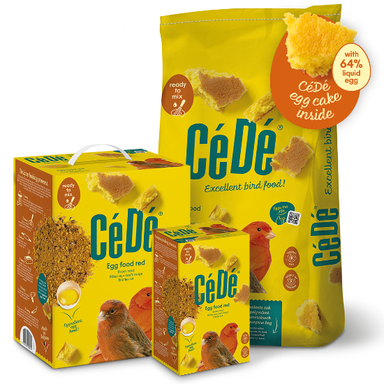 Cede Red Premium Eggfood - Canary Breeding Supplies - Softfood - Lady Gouldian Finch Supplies USA