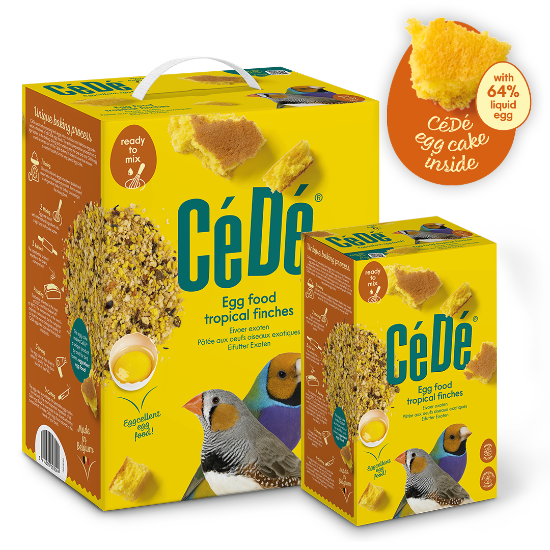 Cede Tropical Finch Eggfood - Lady Gouldian Finch Supplies - Breeding Supplies - Glamorous Gouldians
