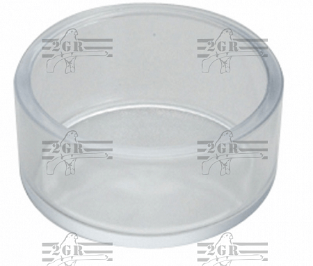 2gr art71 Clear Acrylic Floor Feeding Dish for ground dwelling species-Bird Cage Accessory-Glamorous Gouldians