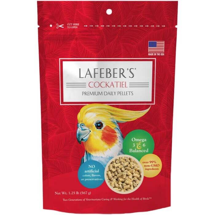 Cockatiel Pellets - Lafeber - Cockatiel Food - Pellets - Cockatiel Supplies