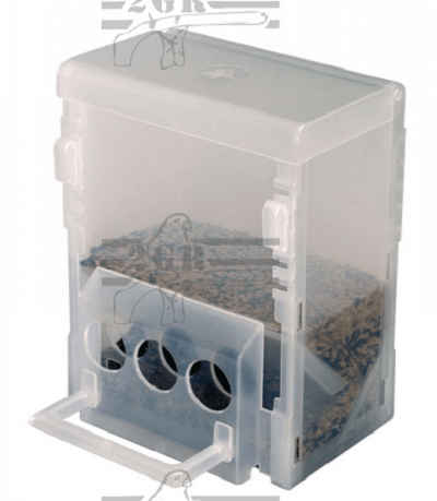 2gr art117- Large Seed Hopper with holes to deter scattering - Becareful with these - Seed Hoppers - CASE