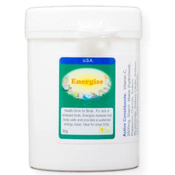 Bird Care Co Energise 80g-Avian Support Supplement -  Replaces lost body salts - Glamorous Gouldians