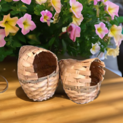 Chinese Imported Bamboo Finch Covered Nests - Finch Breeding Supplies - Lady Gouldian Finch Supplies USA