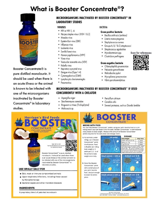 Harrison's Booster Concentrate - used when there is an acute illness 