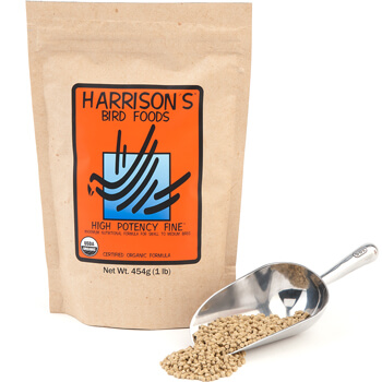 Harrison's High Potency Fine Pellets - Organic pellets for medium sized birds - Food