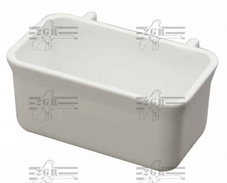 Heavy duty Plastic Parma Feeder with plastic hooks - CASE - art 53 -  2GR - Cage Accessories - Bird Supplies