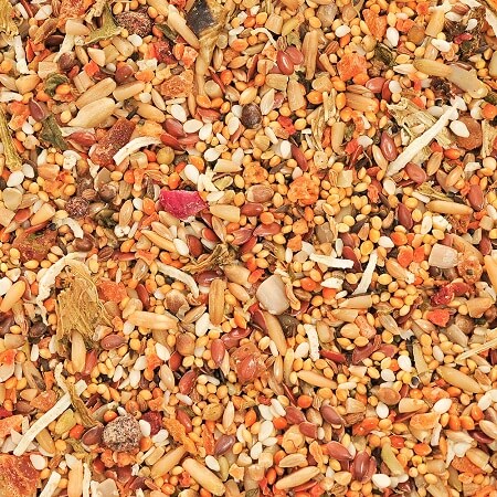 Higgins Sunburst Fruit & Veggies-CloseUp- Lady Gouldian Finch Supplies USA-Glamorous Gouldians
