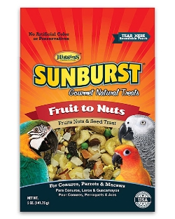 Higgins Sunburst Fruit To Nuts-Fruits, Nuts and Seed Treat-Bird Food-Glamorous Gouldians