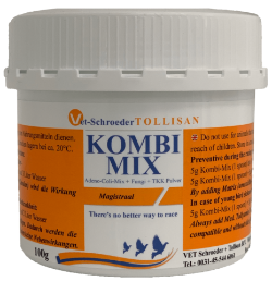 Vet Schroeder Kombi Mix - Three in One for caged birds  - Avian Medication - Parasitic - Glamorous Gouldians