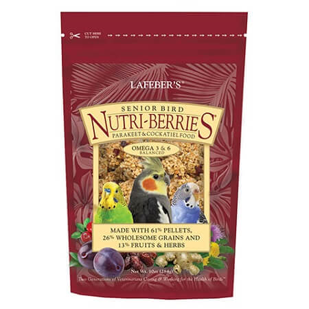 Lafeber Senior Bird Nutri-Berries, especially formulated for elderly parakeets or cockatiels - Glamorous Gouldians