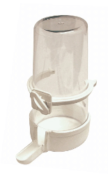 2gr art184 - Leo Siphon - 7oz 200cc - Clear or Blue - Finch and Canary Cage Accessory - Glamorous Gouldians