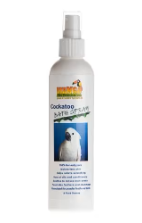 Mango Pet Product Cockatoo Bath Spray - Relieves itching and helps reduce molt stress - 100% natural