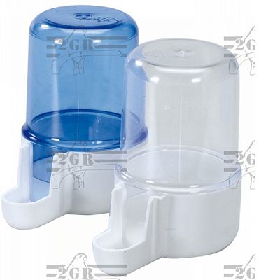 2gr art146 Bird Cage Medicine Water Tube - 40cc - Clear and Blue - Cage Accessory - Glamorous Gouldians