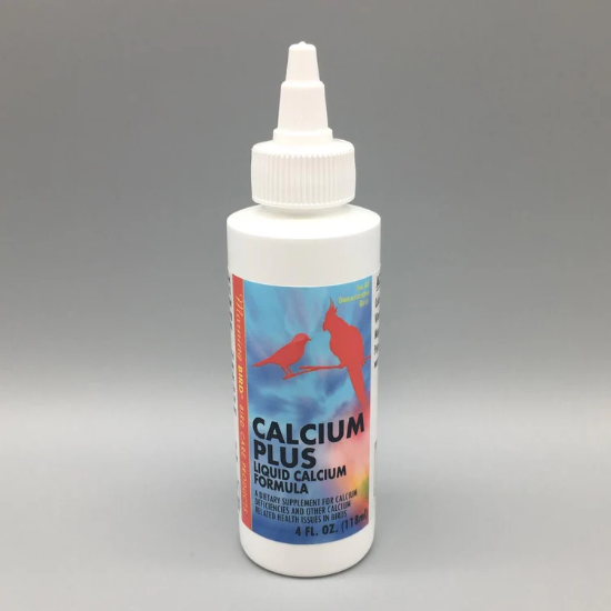 Calcium Plus Liquid Calcium Supplement by Morning Bird Bird Care Products - 4oz - Lady Gouldian Finch Supplies USA