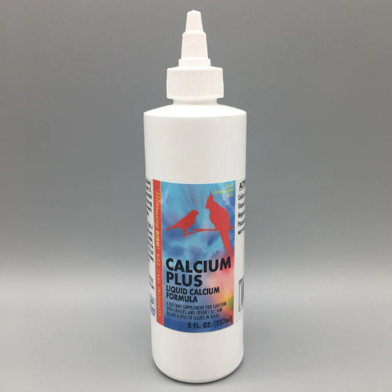 Calcium Plus Liquid Calcium Supplement by Morning Bird Bird Care Products - 8oz - Lady Gouldian Finch Supplies USA