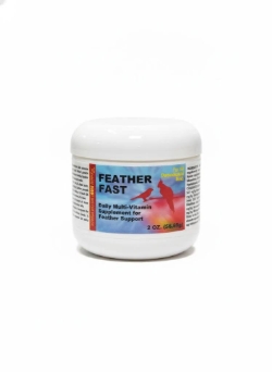 Morning Bird Feather Fast 2oz-powder supplement for molting-lady gouldian finch supplies - Glamorous Gouldians