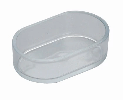 2gr Art 72 Oval Acrylic Floor Feeder - Bird Cage Accessories - Bird Supplies