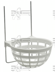 2gr art39 - Plastic Inside Canary Nest with Bendable wire hooks - Canary Breeding Supplies