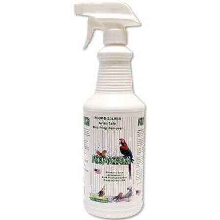 AE Cage Company Bird Poop Remover Lime Coconut Scent - 32oz spray bottle - Clean and Disinfect - Glamorous Gouldians
