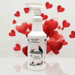 AE Cage Company Bird Poop Remover Lime Coconut Scent - 32oz spray bottle - Clean and Disinfect - Glamorous Gouldians
