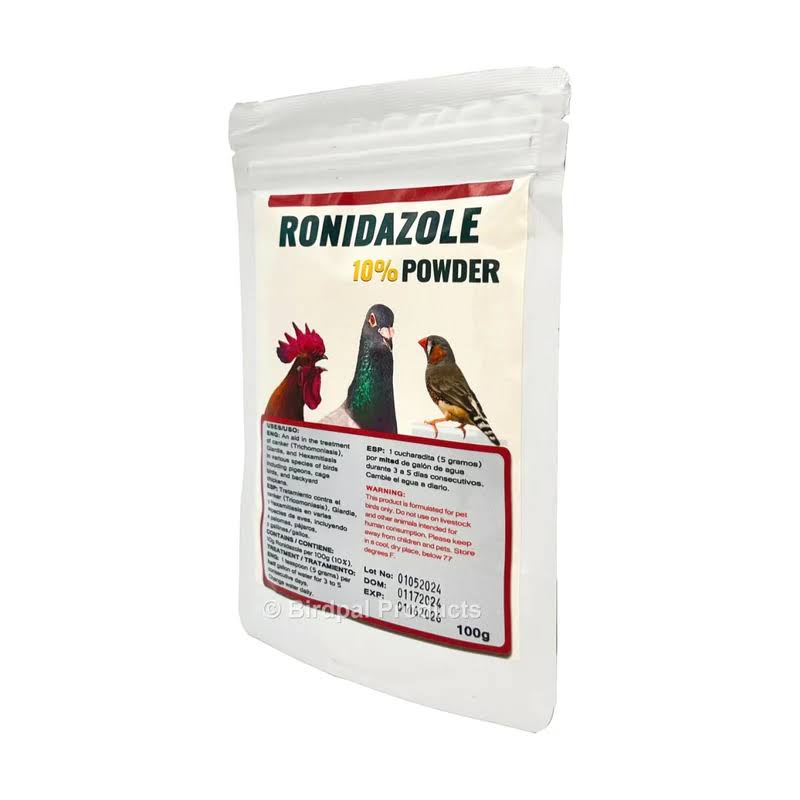 Ronidazole 10% for treating protozoa in cage birds - Parasitic - Avian Medication - Lady Gouldian Finch Supplies USA