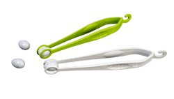 STA Soluzioni Plastic Egg Tweezers available in lime green, white and blue - Breeding Accessory - Breeding Supplies