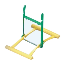 STA Soluzioni A001-Double sided mirror for cage bird self entertainment-Seesaw Mirror Perch-Bird Toy-Bird Supplies
