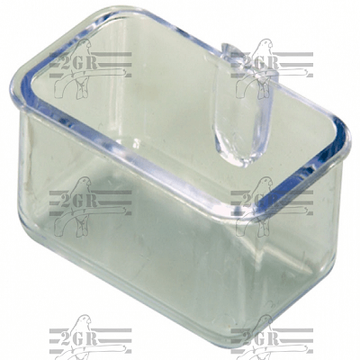 2gr art12 Small Direct Connect Acrylic Feed Cup - Cage Accessory -  Lady Gouldian Finch Supplies USA