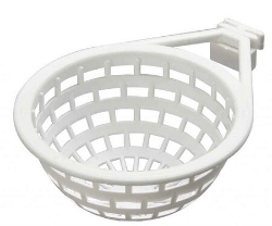 2gr art 8 Small White Plastic Canary Nest made in Italy - Canary Breeding Supplies - Glamorous Gouldians