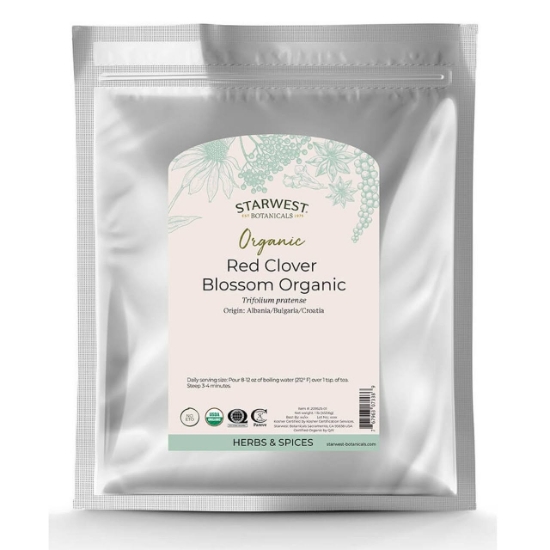 Certified Organic Whole Red Clover Blossoms - Herbs for Birds - Lady Gouldian Finch Supplies USA - Glamorous Gouldians