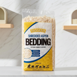 Sunseed Shredded Aspen Bedding - All Natural biodegradable - Old Packaging - Lady Gouldian Finch Supplies USA