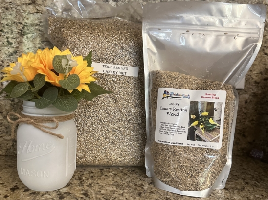 Terri Canary Resting mix - 2 and 5lb bags - Low fat resting mix for Canaries